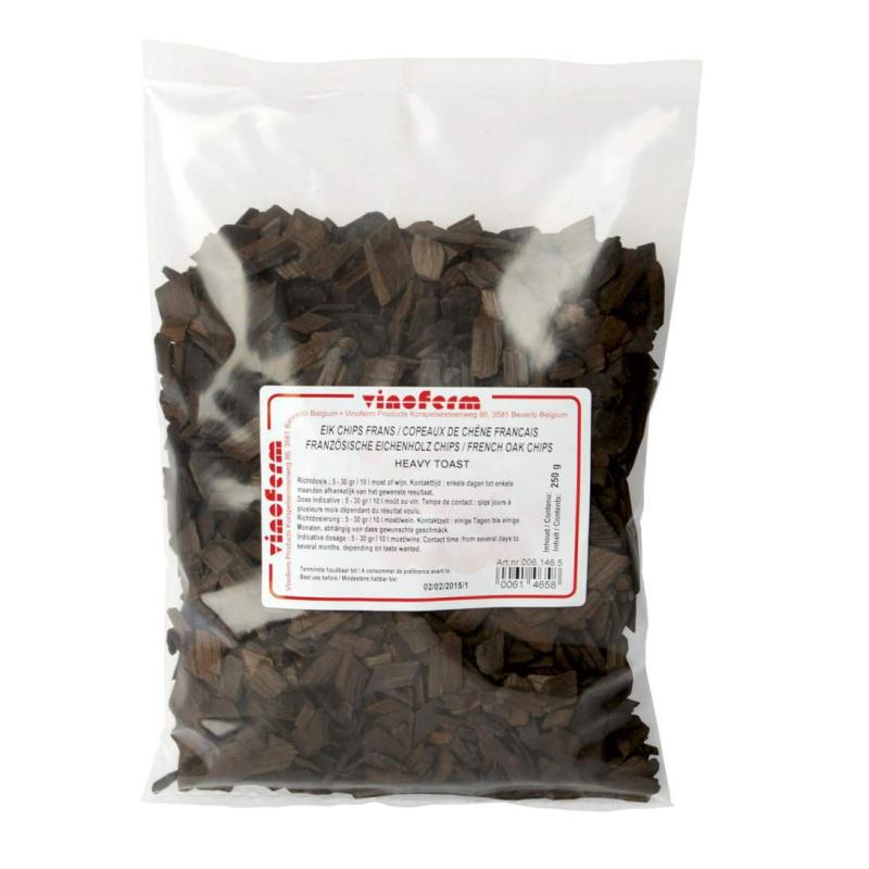 oak chips french heavy toast 250 gr