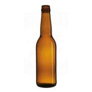 pack 33 botellas marrón 330 ml., tapón corona 26