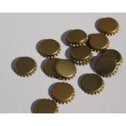 Tapón corona 26 diam.gold mate (100 uds)