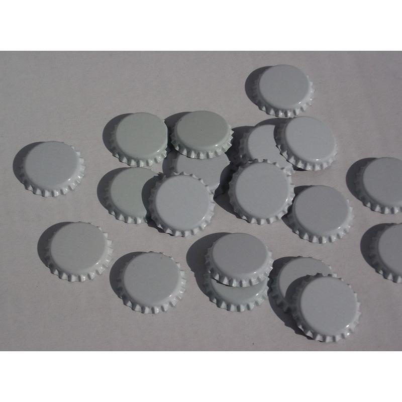 Tapón corona blancas, diám 26 mm,  (100 pz)