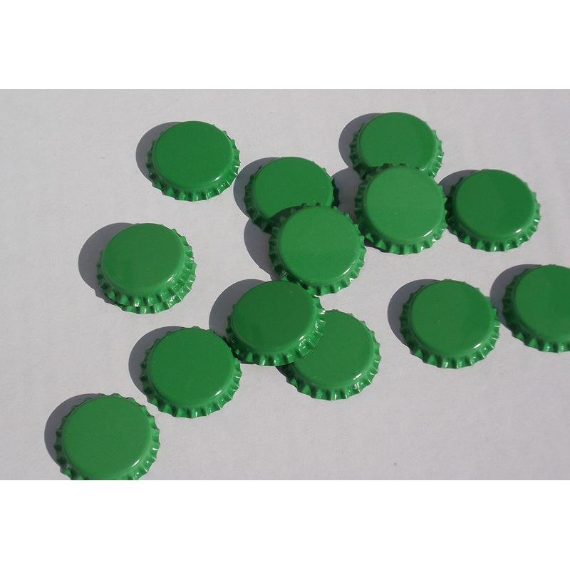Tapón corona 26 diam.green menta (100 pz)