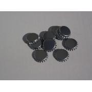 Tapón corona 26 mm "Plata" 100 uds.
