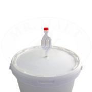 Contenedor fermentador 30 lt con grifo y aireador