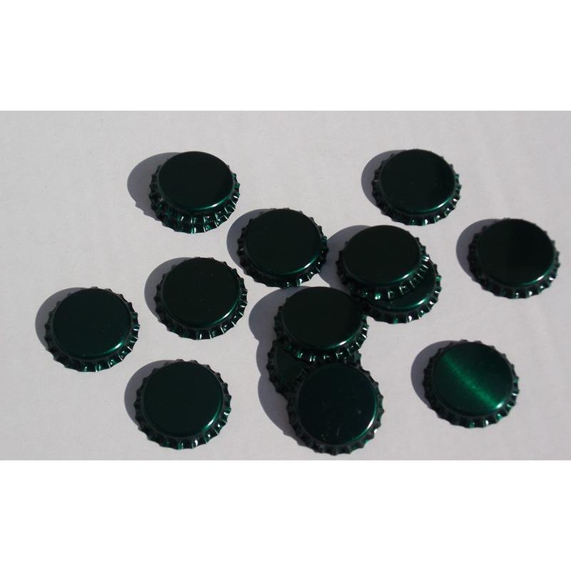 Tapón corona 26 diam.green METALIC (100 pz)