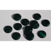 Tapón corona 26 diam.green METALIC (100 pz)