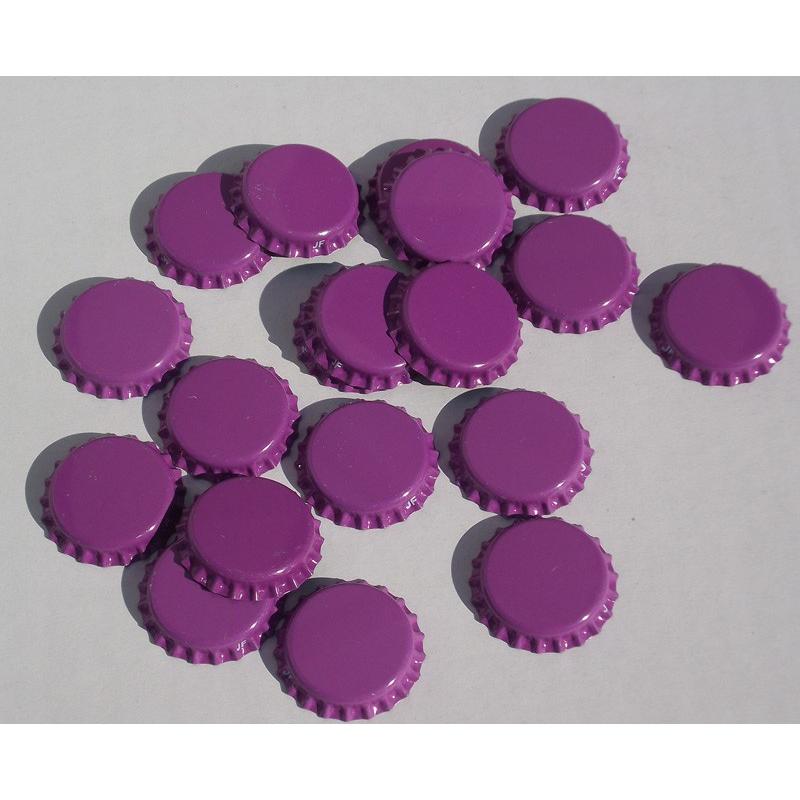 Tapón corona 26 diam.violeta (100 pz)