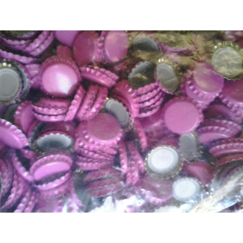 Tapón corona 26 diam.pink (100 pz)