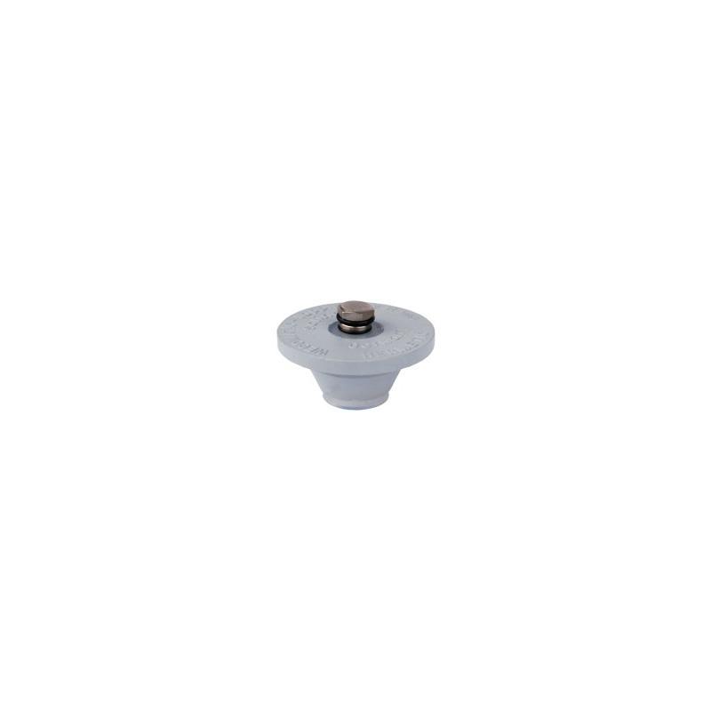 Rubber plugs with pressure relief