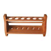 wooden stand for test tubes