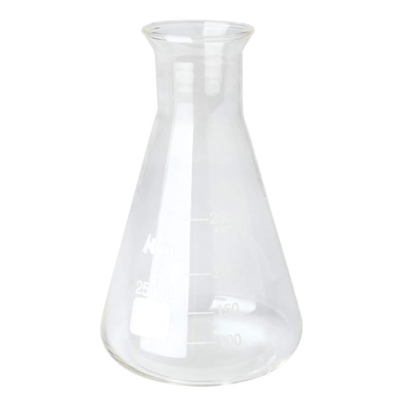 Erlenmeyer 250 ml graduated heat-resistent