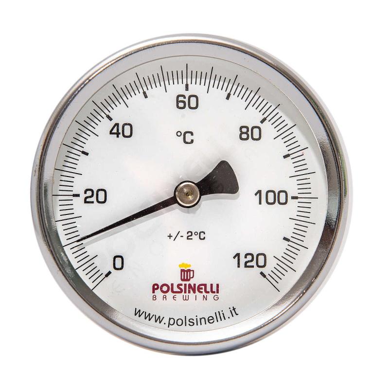 Termometro inox  0-120ºC con sonda