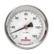 Termometro inox  0-120ºC con sonda