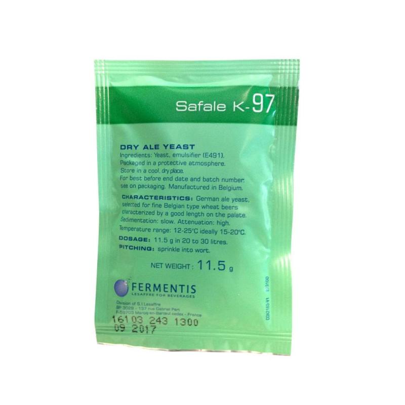 Levadura seca Safale K-97, 11.5