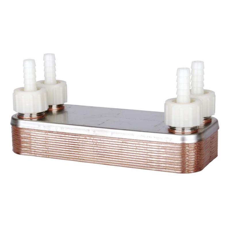 Intercambiador de calor a 12 placas (20 lts)
