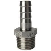 conector manguera SS 1" male/26 mm