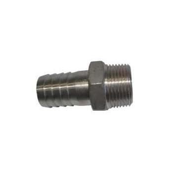conector manguera SS 3/4" male/20 mm
