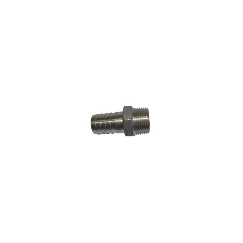 conector manguera SS 3/4" male/20 mm