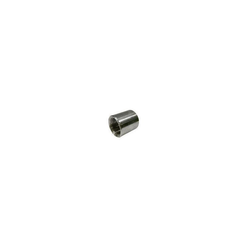 manguito inox roscado 3/4"F