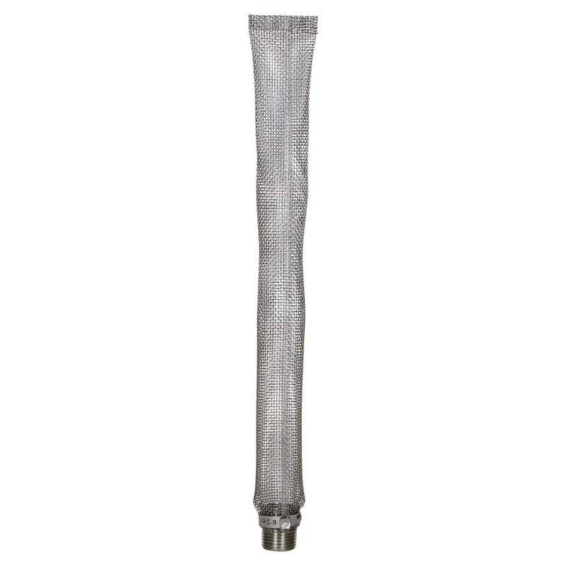 Filtro inox largo "bazooka" 1/2"
