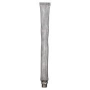 Filtro inox largo "bazooka" 1/2"